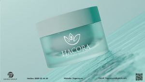 Thương hiệu Hacora sử dụng màu xanh ngọc làm màu chủ đạo