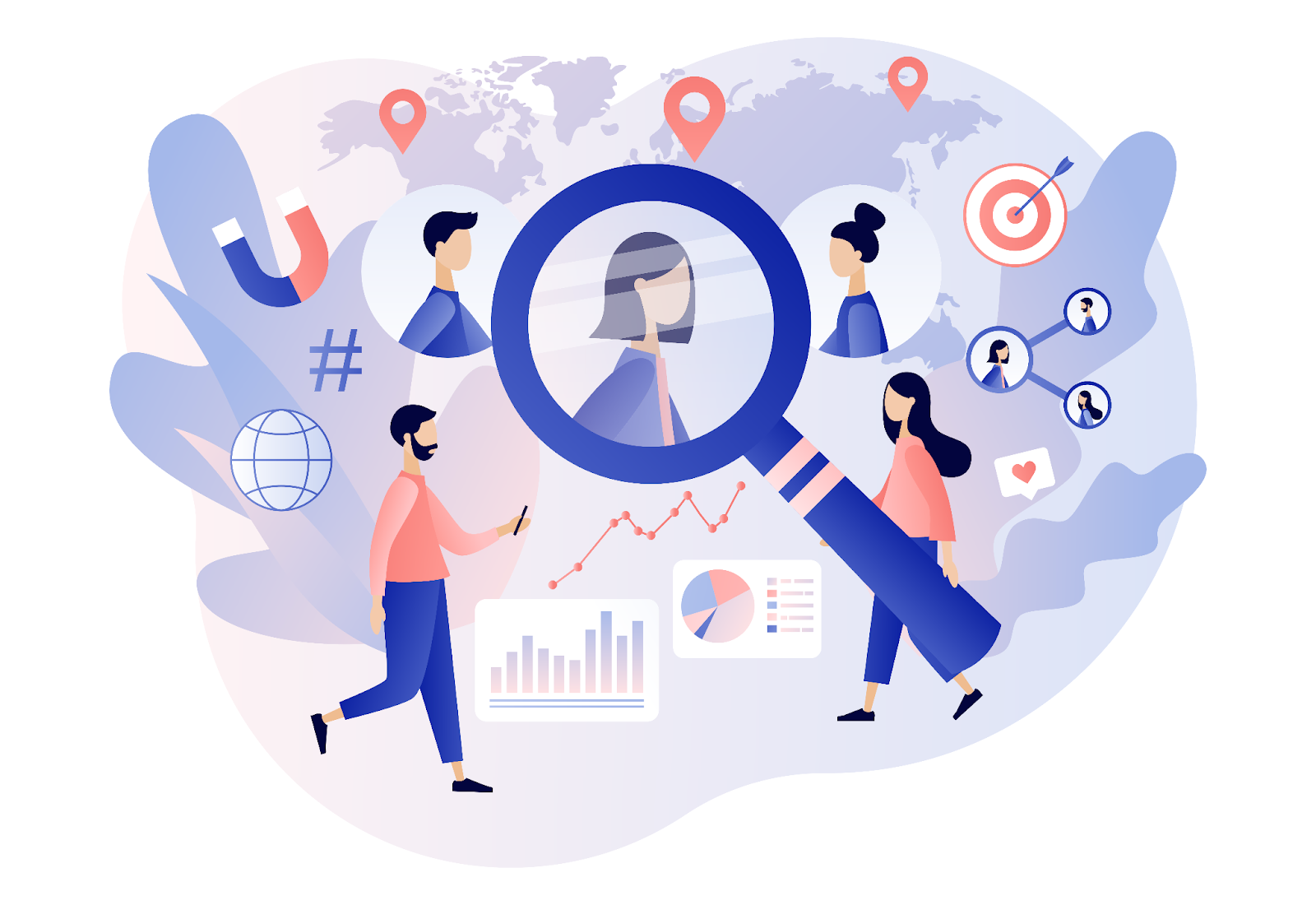 Target Audience: Là đối tượng khách hàng cụ thể mà doanh nghiệp mong muốn thu hút